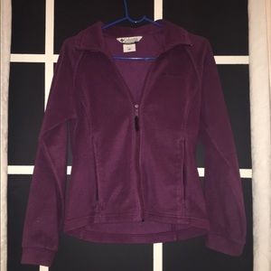 Purple fleece Columbia jacket